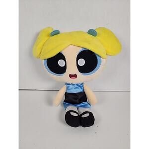 Vintage Y2K Power Puff Girls Bubbles Plush Doll Talking Record Voice NOT TESTED